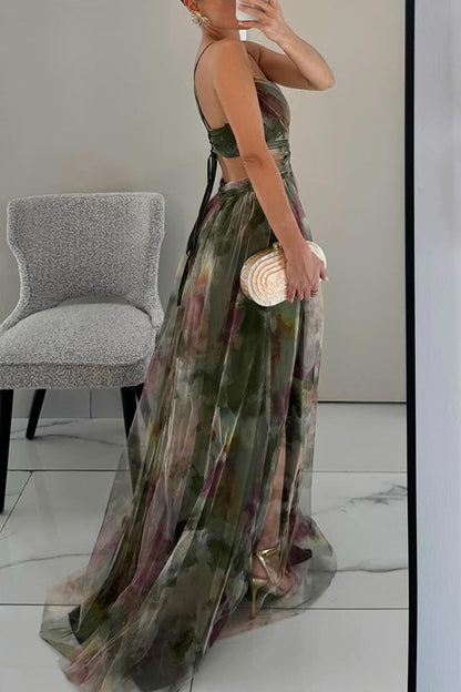 Alina | Atemhaftes Maxi-Kleid