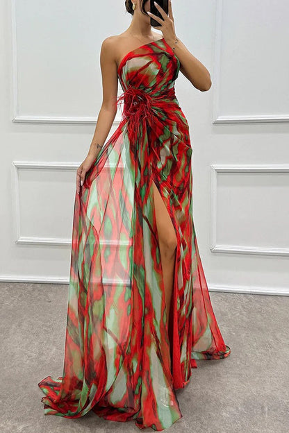 Elena | Lebhaftes Maxikleid