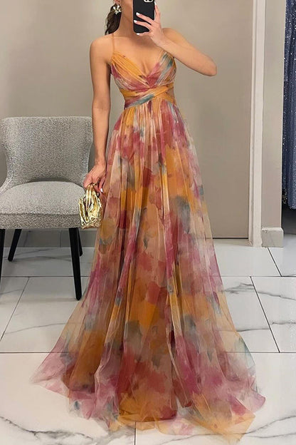 Alina | Atemhaftes Maxi-Kleid