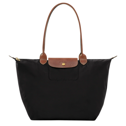 Große Le Pliage Tote, Schwarz