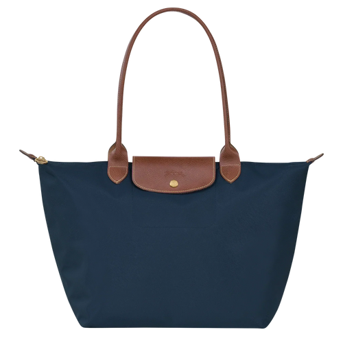 Große Le Pliage Tasche, Marineblau