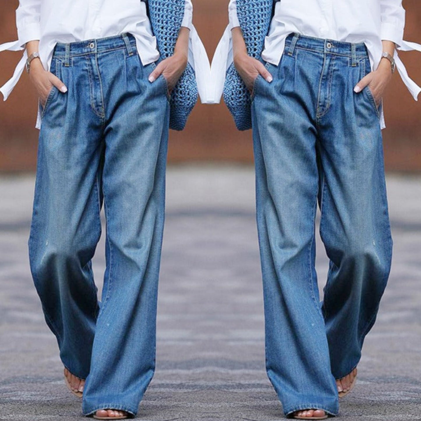 Braelyn™ - Vintage Weite Jeans