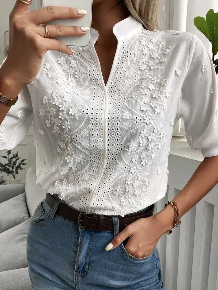 Leah™ - Klassische Elegante Bluse