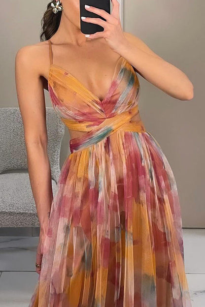 Alina | Atemhaftes Maxi-Kleid