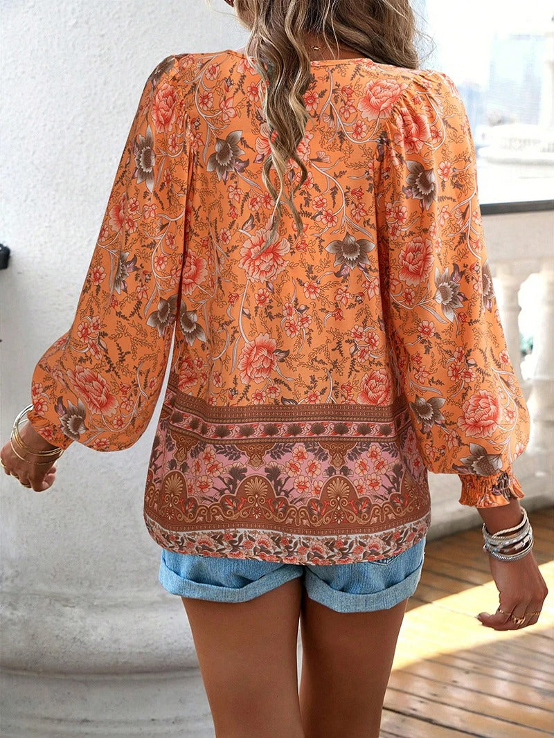 Helena™ - Sommer Blumen Top