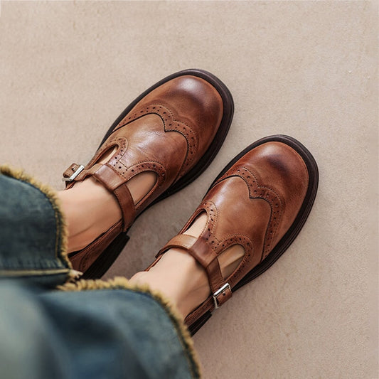 Velda™ - Elegante Mary Janes aus Leder