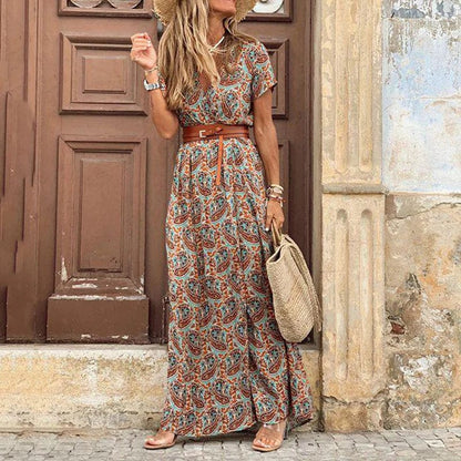 Sanne™ - Maxi Ibiza Kleid - Inklusive Gürtel