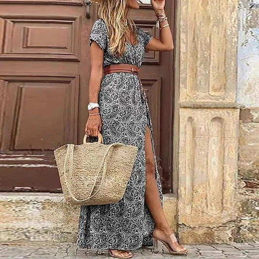 Aafke™ - Maxi Ibiza Kleid - Inklusive Gürtel